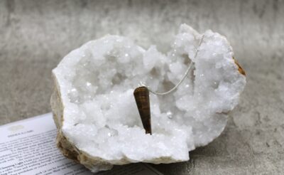 Tiger's Eye Faceted Pendulum