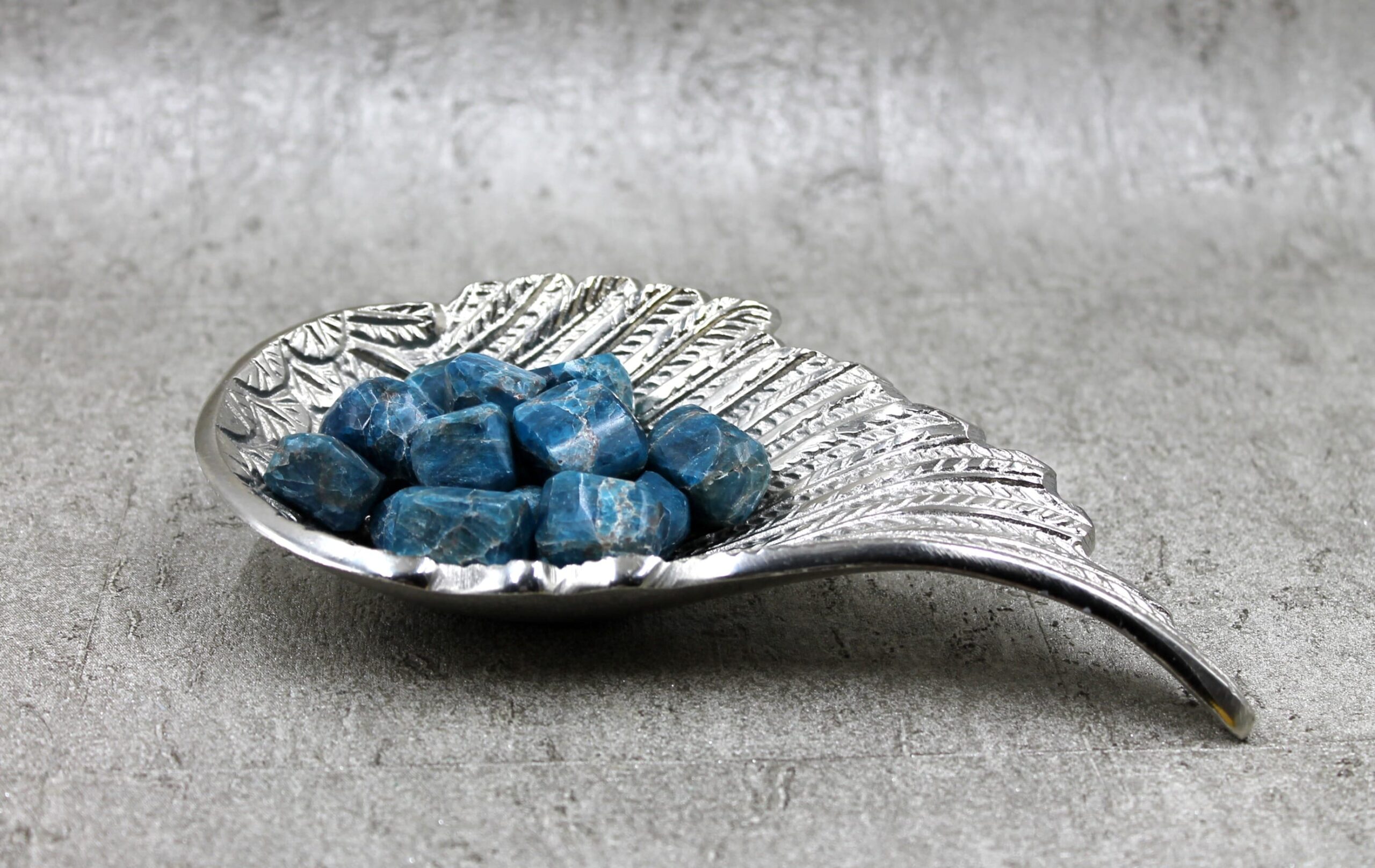 Blue Apatite Tumbled Stones