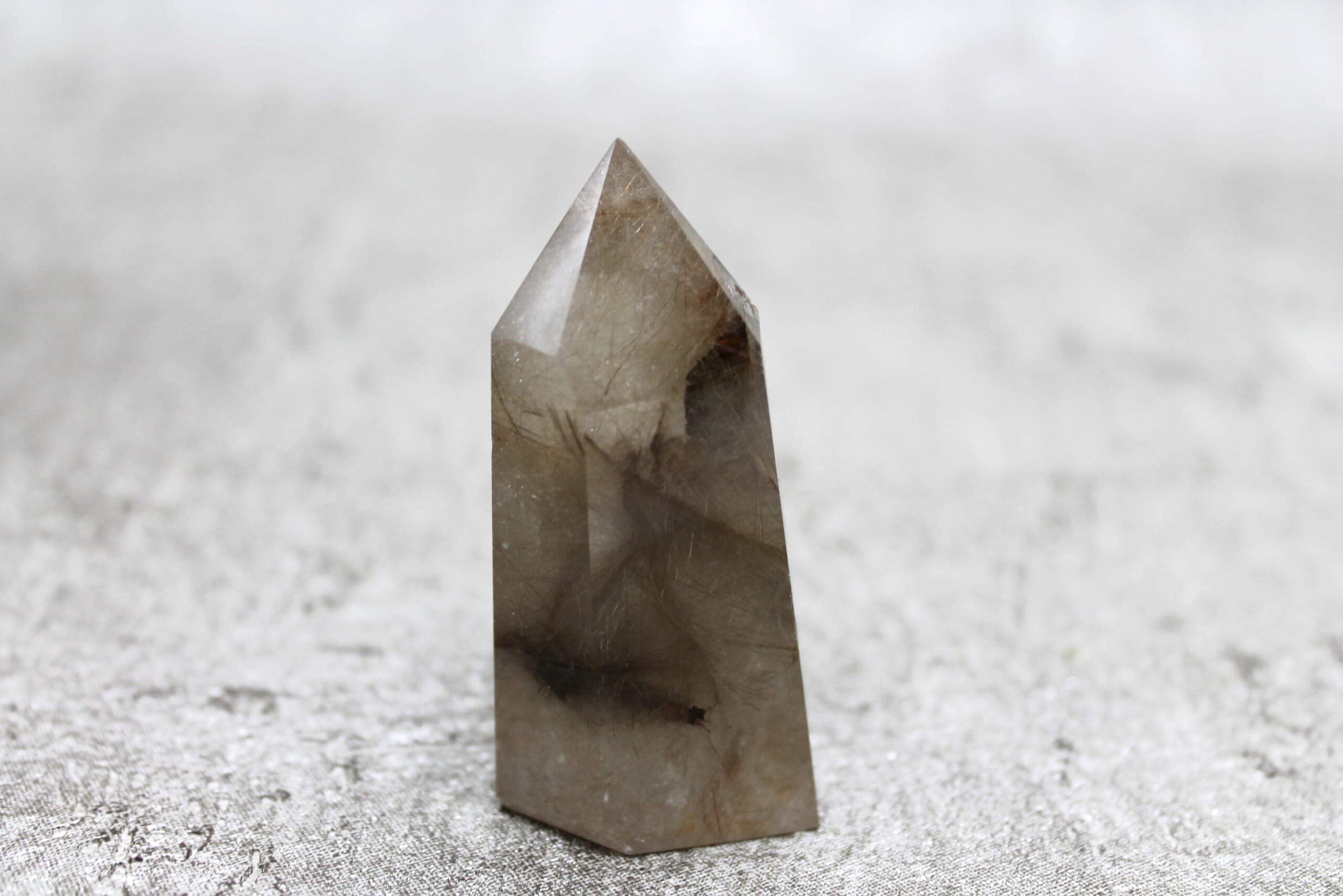 Rutilated Quartz Point (SMALL) - 66g 60MM