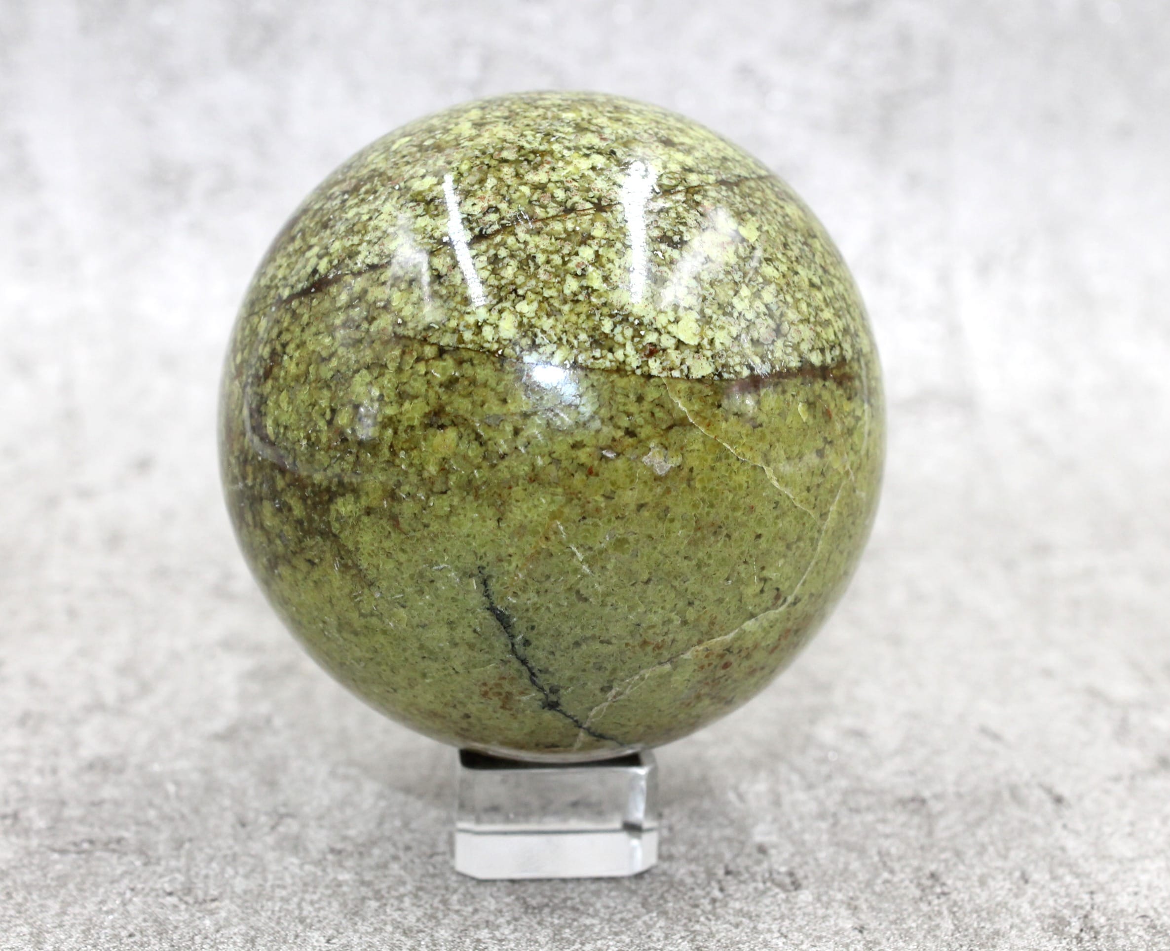 Green Opal Sphere (LARGE) Healing Crystal 620g 80MM