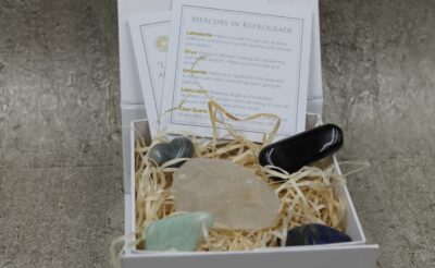 'MERCURY RETROGRADE' Crystal Healing Gift Box