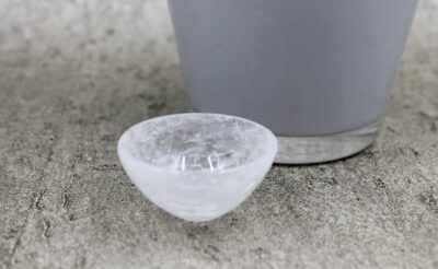 Quartz Hand Carved Bowl - SMALL (24g & 45MM)