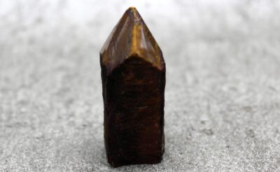 Tigers Eye Cut Base Point Healing Crystal (SMALL) - 68g 55MM