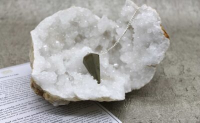 Pyrite Faceted Pendulum