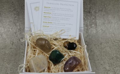 'TRAVELLERS PROTECTION' Crystal Healing Gift Box