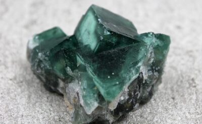 Green Fluorite Cubic Cluster Healing Crystal