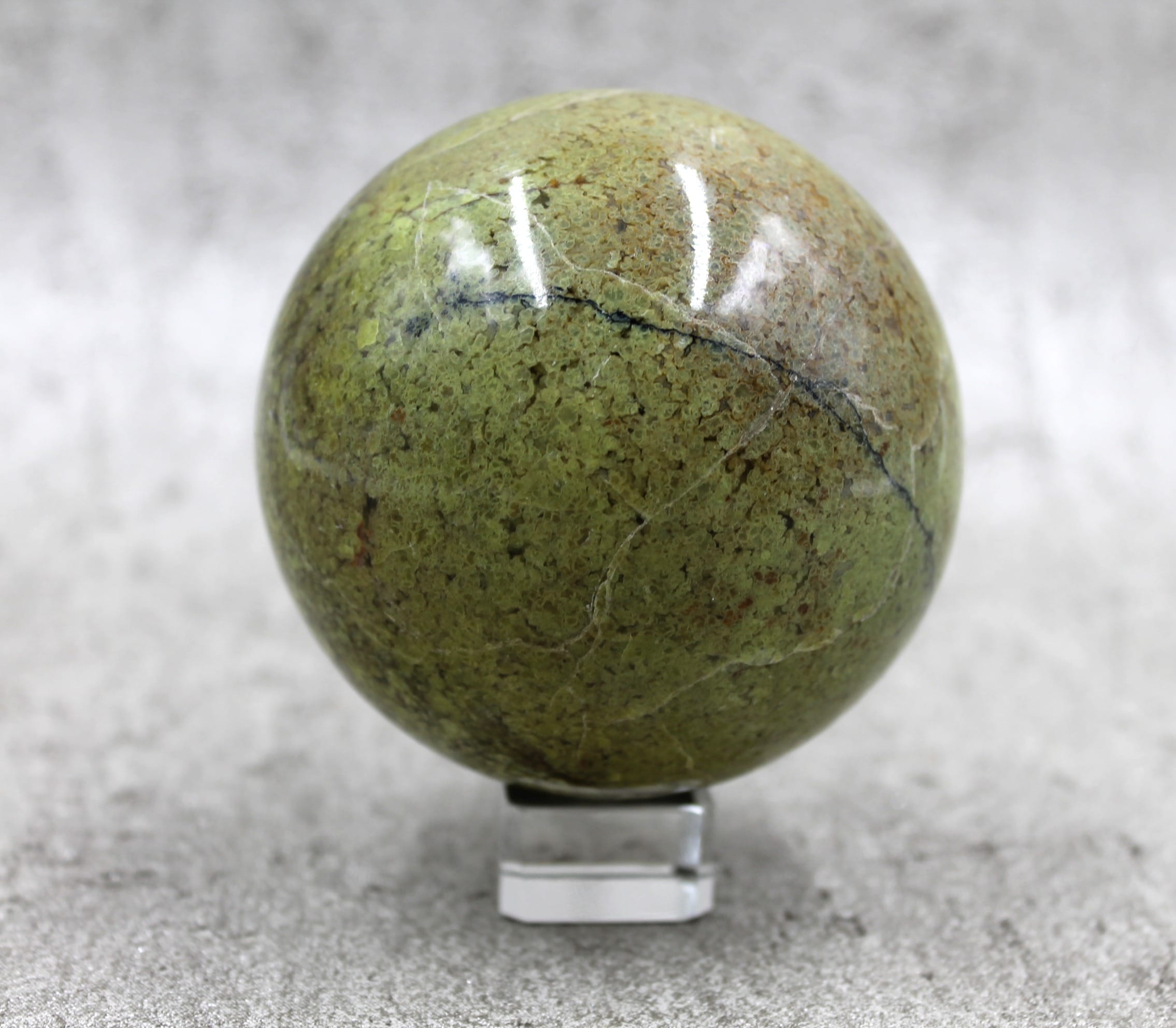 Green Opal Sphere (LARGE) Healing Crystal 620g 80MM - Image 3