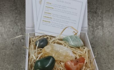 'GOOD LUCK' Healing Crystal Gift Box
