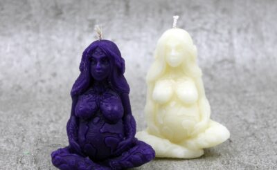 Individual Millennial Gaia Candle - BEESWAX 85MM