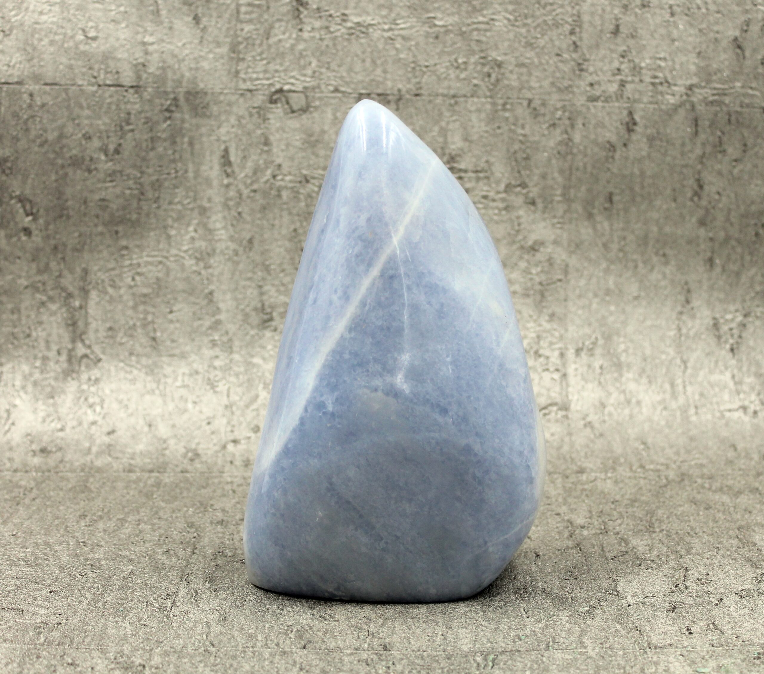 Blue Calcite Polished Freeform
