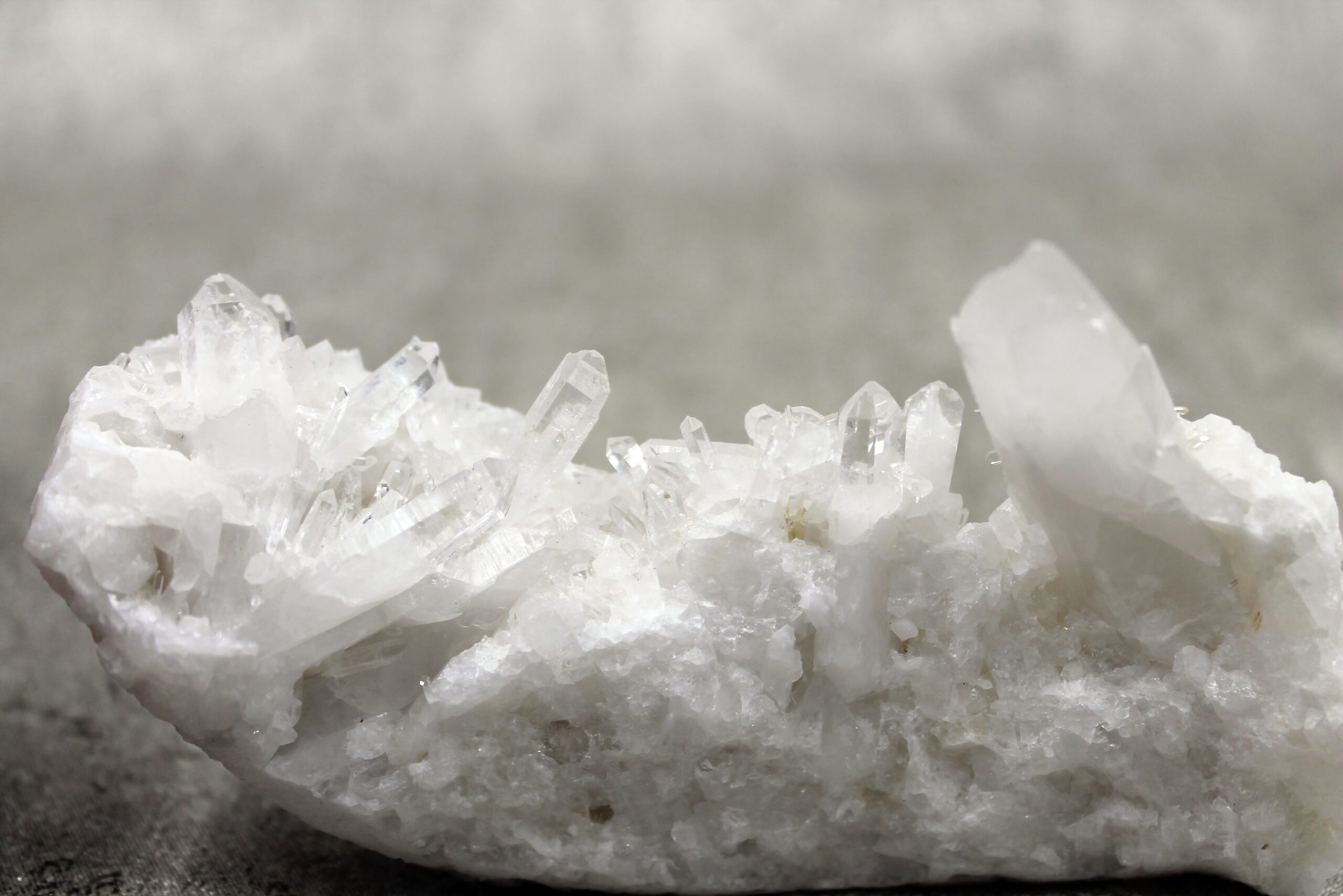 Clear Quartz Crystal Cluster