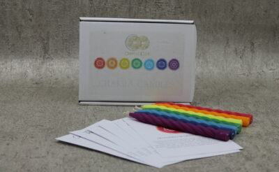 Set of 6 Beeswax Chakra Candles