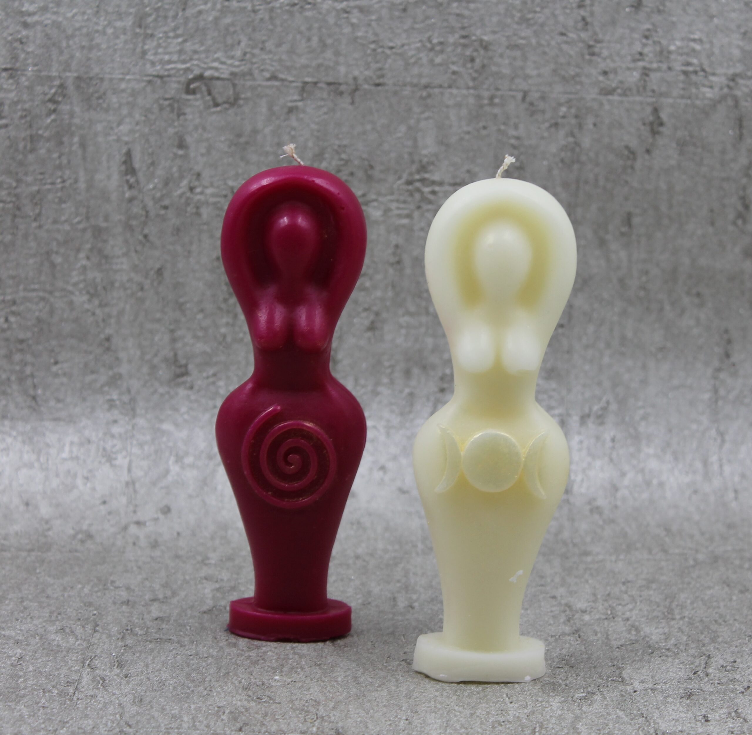 Individual Goddess Candle (TRILUMIUM & SPIRAL) - BEESWAX 165MM