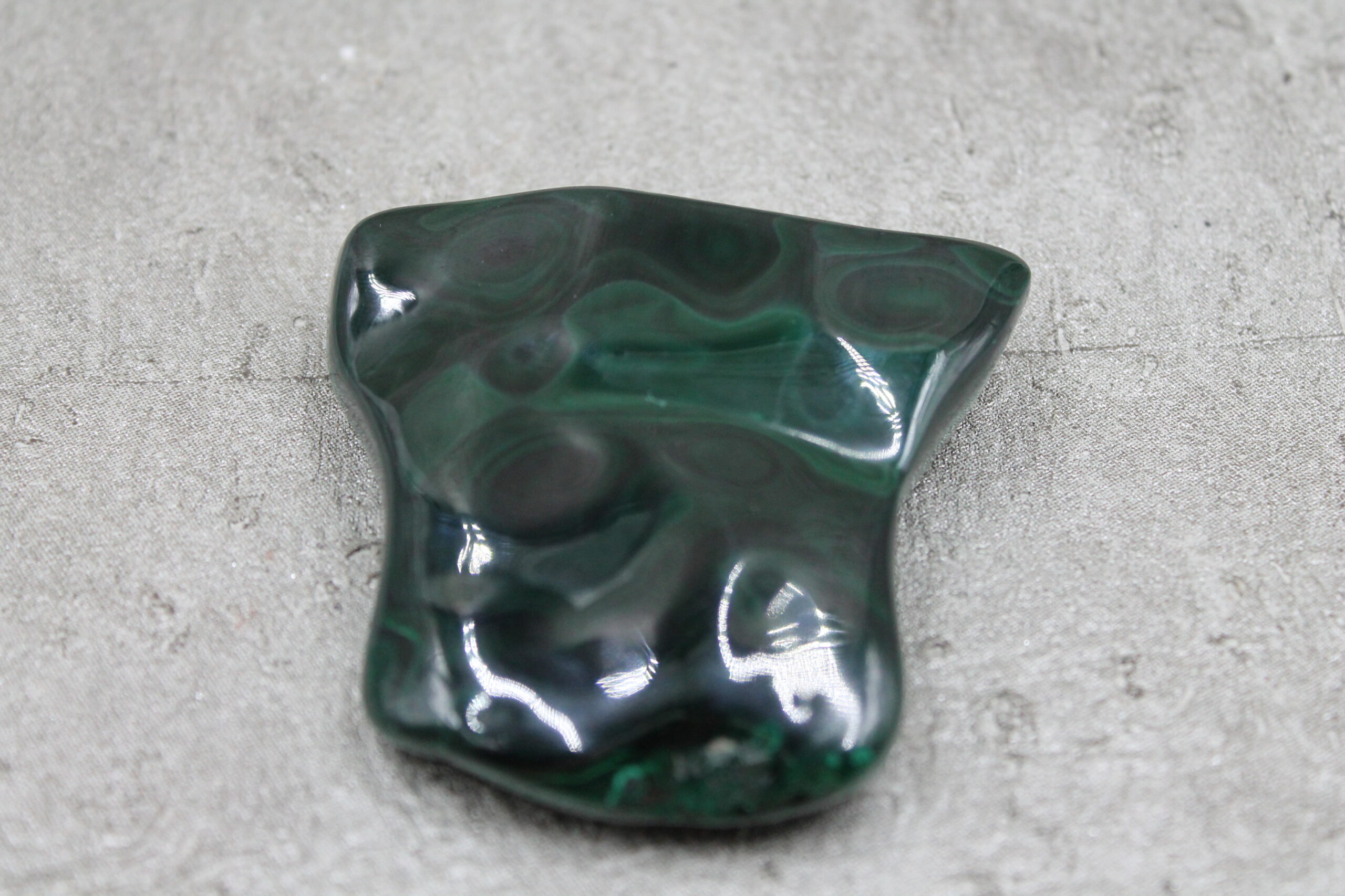 Malachite Polished Specimen (2) - Healing Crystal 200g