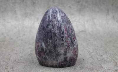 Natural Rubellite (Red Tourmaline) in Lepidolite Freeform (2)- 706g