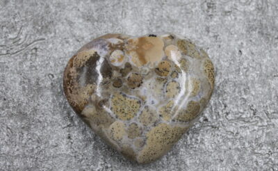 Cobra Jasper Heart (MEDIUM) Healing Crystal - 90g 60MM