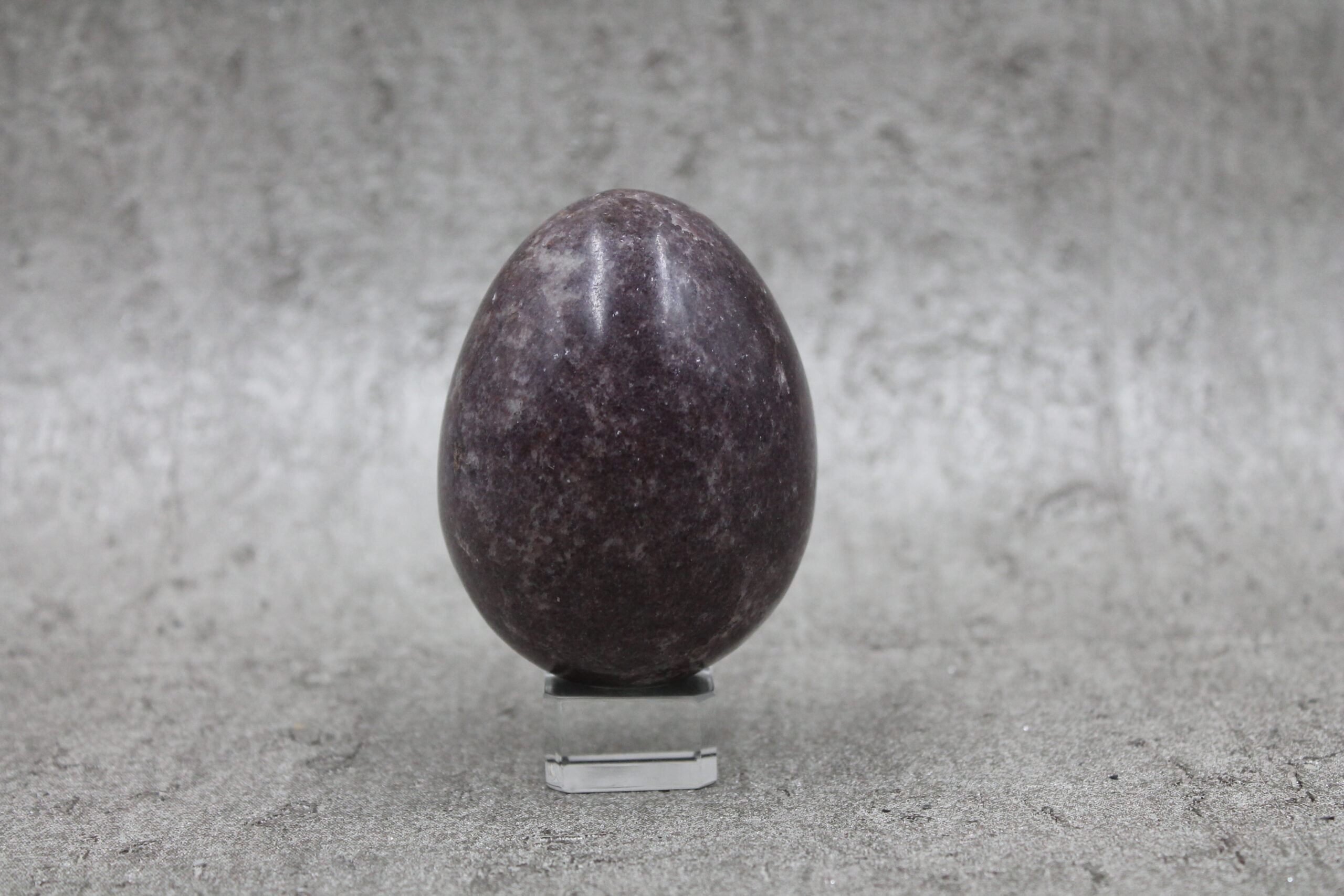 Lepidolite Polished Egg Healing Crystal (MEDIUM) 308g
