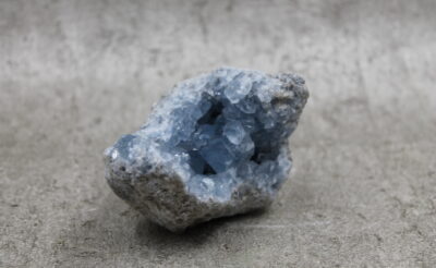 Celestite Cluster Specimen - 565g 90MM x 60MM