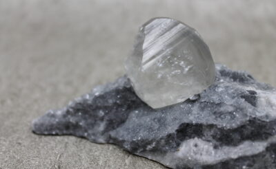 Calcite on Matrix Specimen Crystal