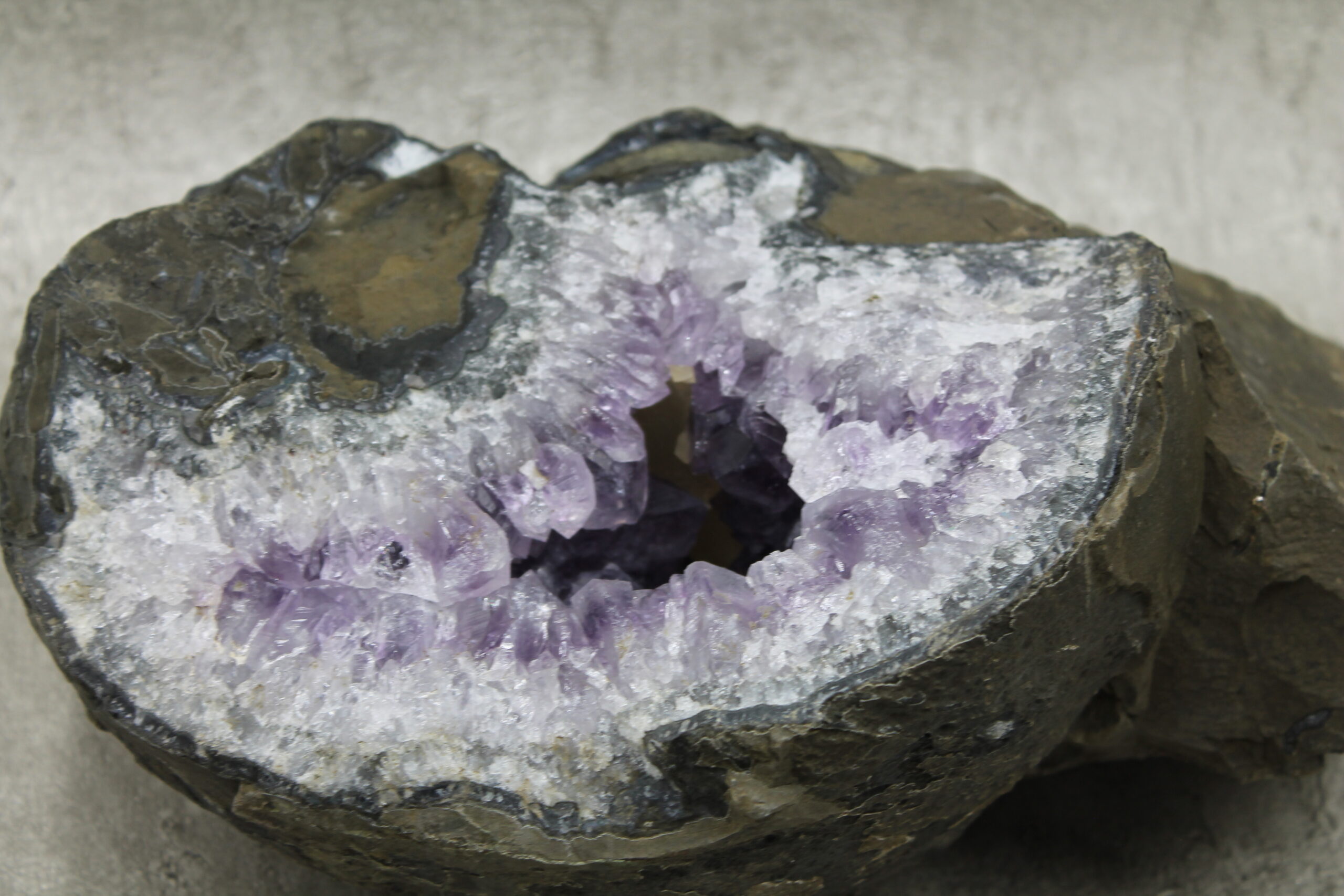 Amethyst Specimen Cluster With Calcite Crystal Growth- 8700g 350MM x 220MM - Image 3