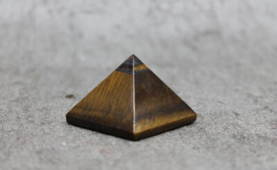 Tiger's Eye Pyramid