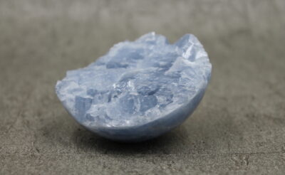 Blue Calcite Part Polished Healing Specimen 115g 80MM