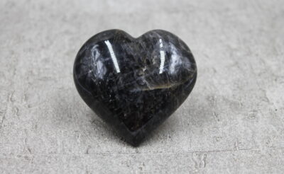 Black Moonstone Heart - 217g