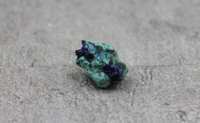 Azurite on Malachite Specimen Crystal -21g 45MM