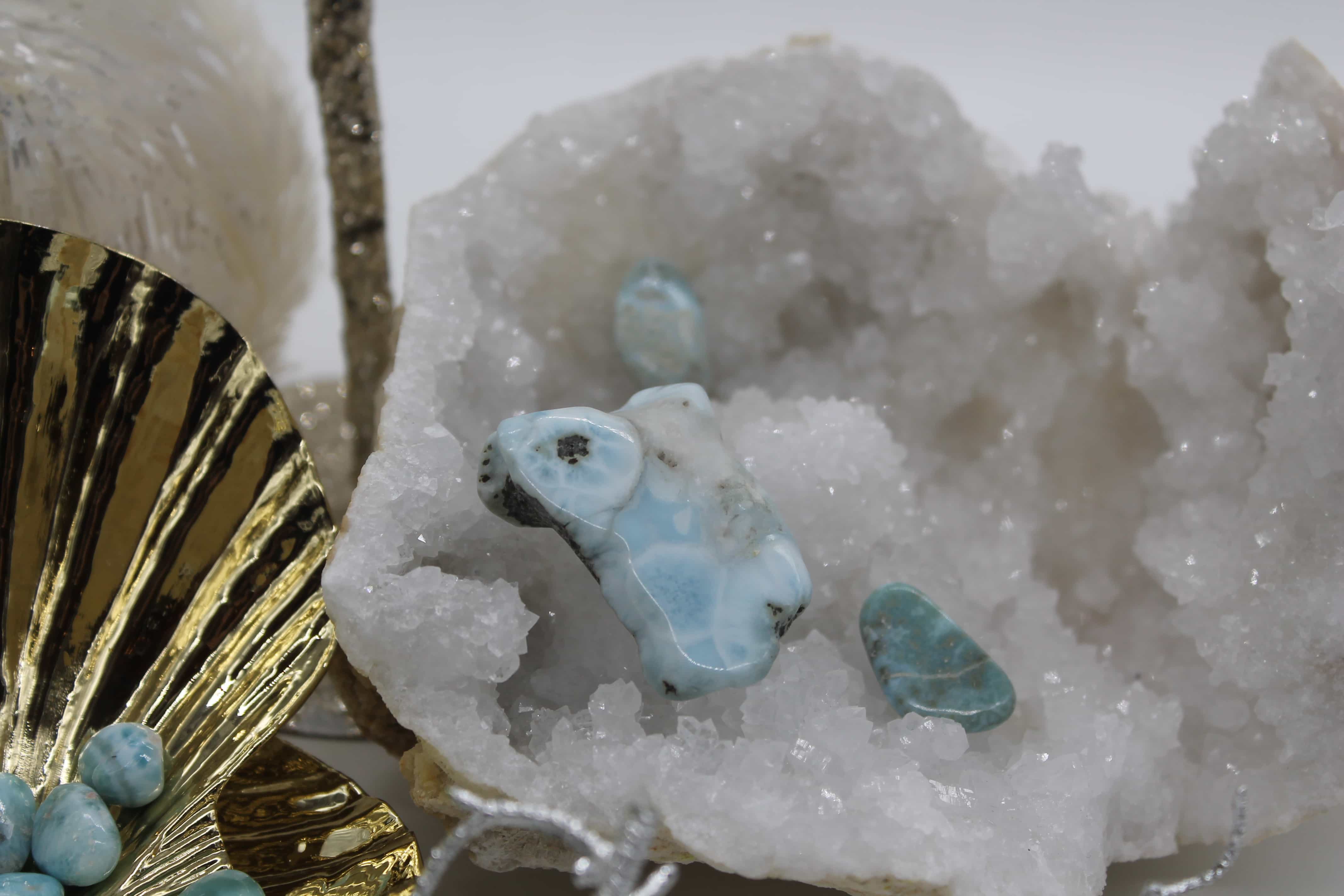 Larimar Polished Healing Crystal